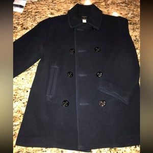 Boys Pea Coat Navy Size 7